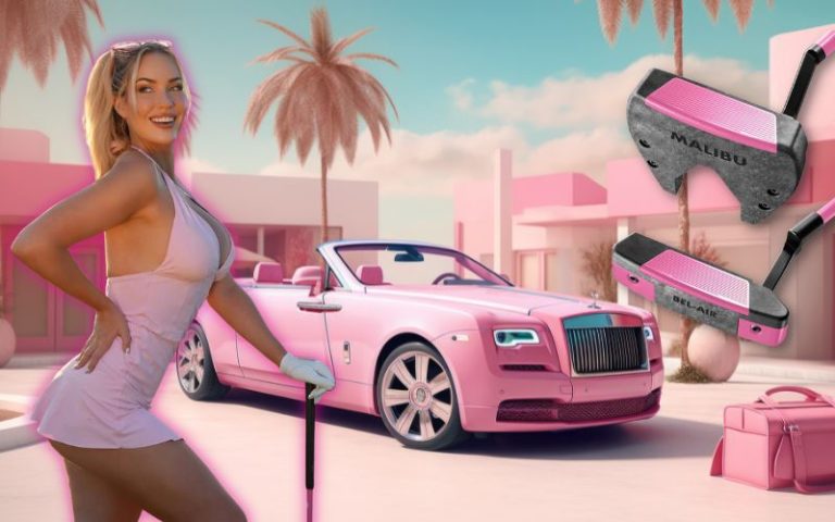 Paige Spiranac Goes Full Barbie: A Fabulously Pink Invasion of the Fairway